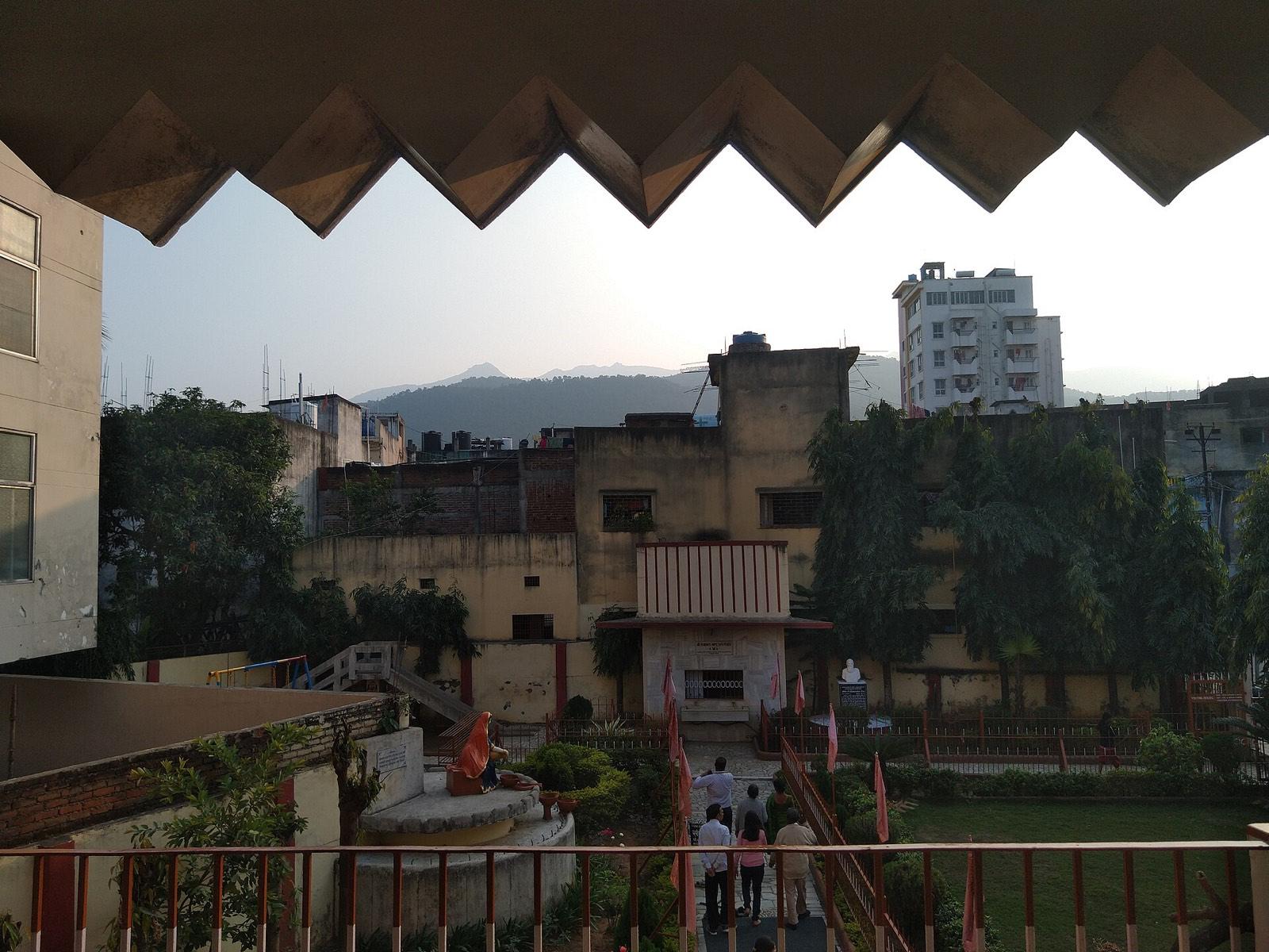 Shikharji seen from a distance.